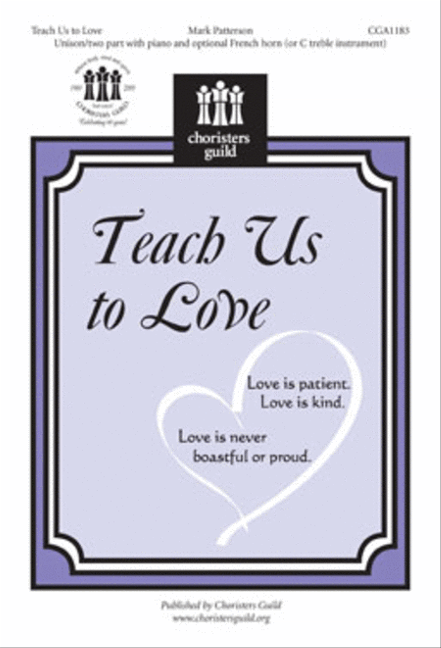 Teach Us to Love Unison Choir scores gallery preview page 1