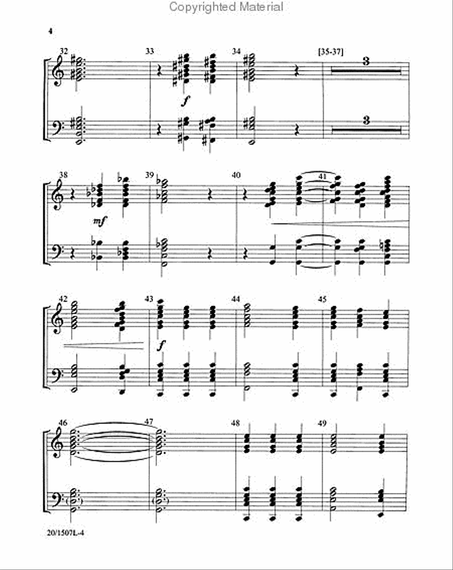 Fanfare for Easter - Handbell Part 5-Octaves scores gallery preview page 3
