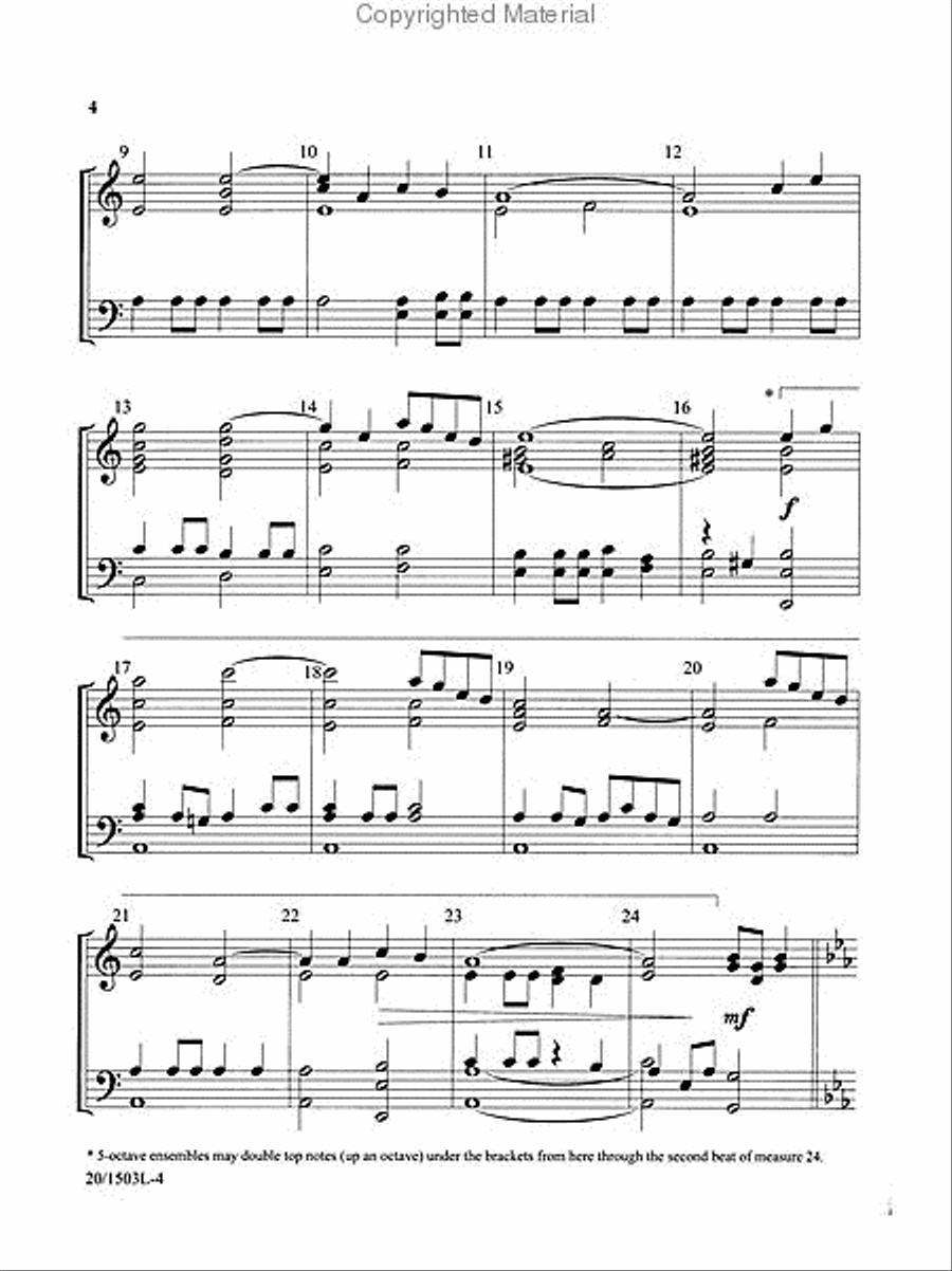 I Want Jesus to Walk with Me 5-Octaves scores gallery preview page 3