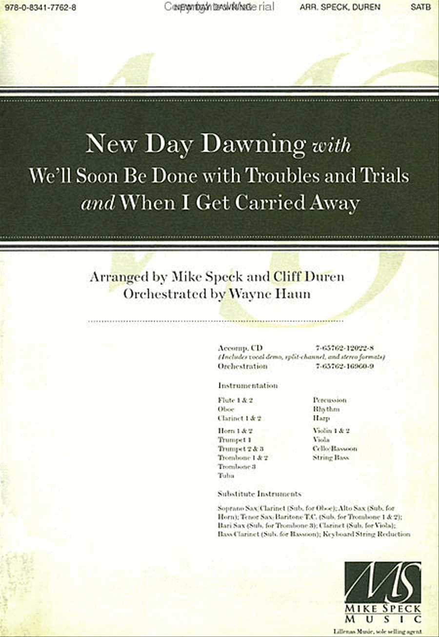 New Day Dawning (Anthem) 4-Part scores gallery preview page 2