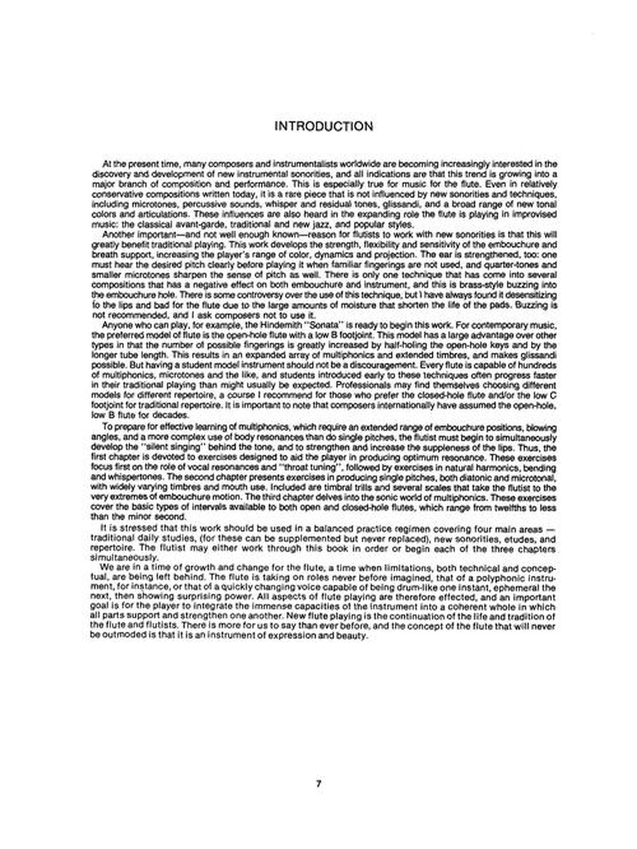 Tone Development Through Extended Techniques Flute scores gallery preview page 5