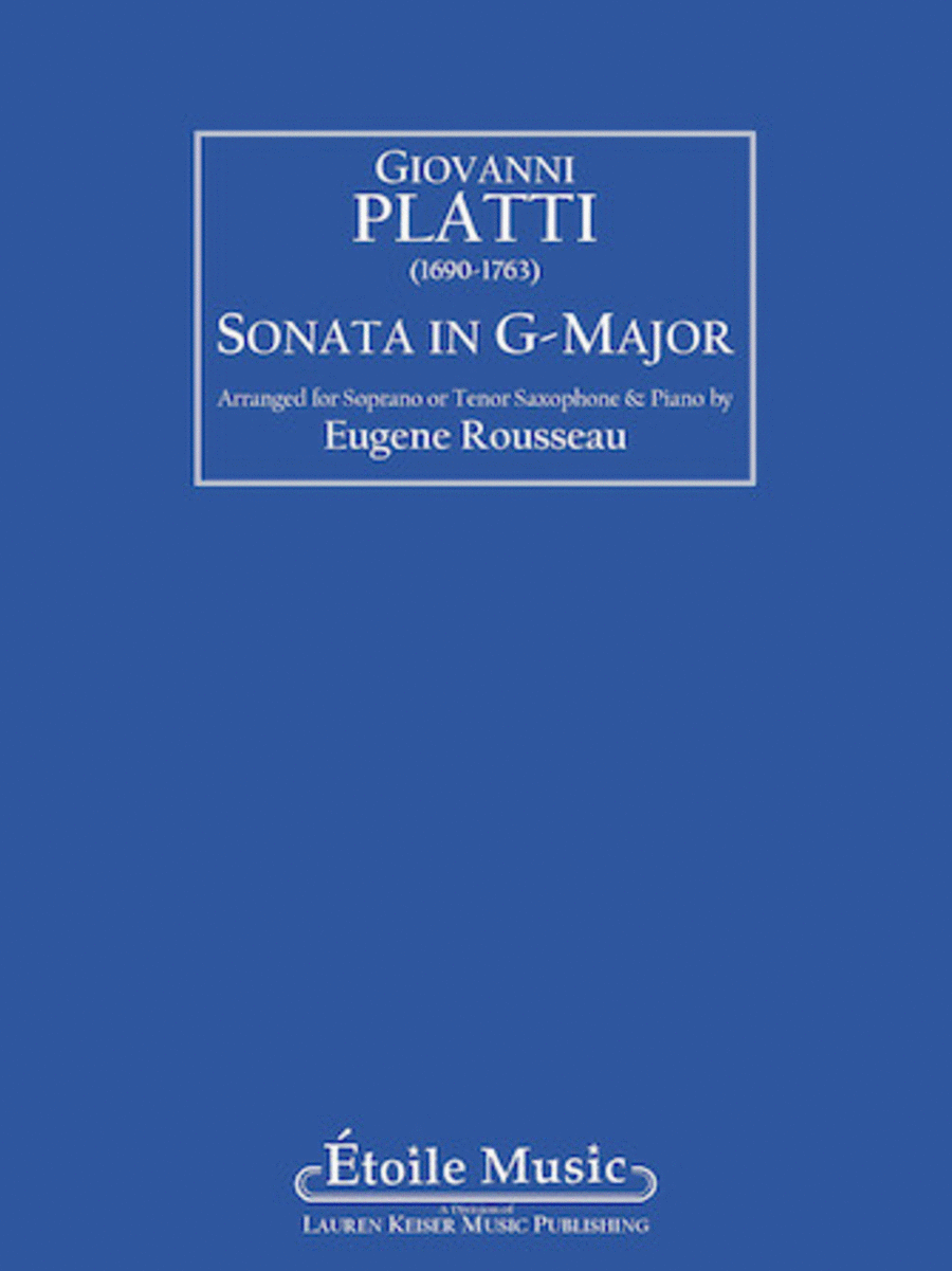 Sonata in G Sonata in G Piano Accompaniment scores gallery preview page 1