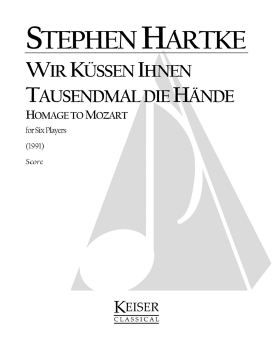 Wir küssen Ihnen tausendmal die Hände Clarinet scores gallery preview page 1