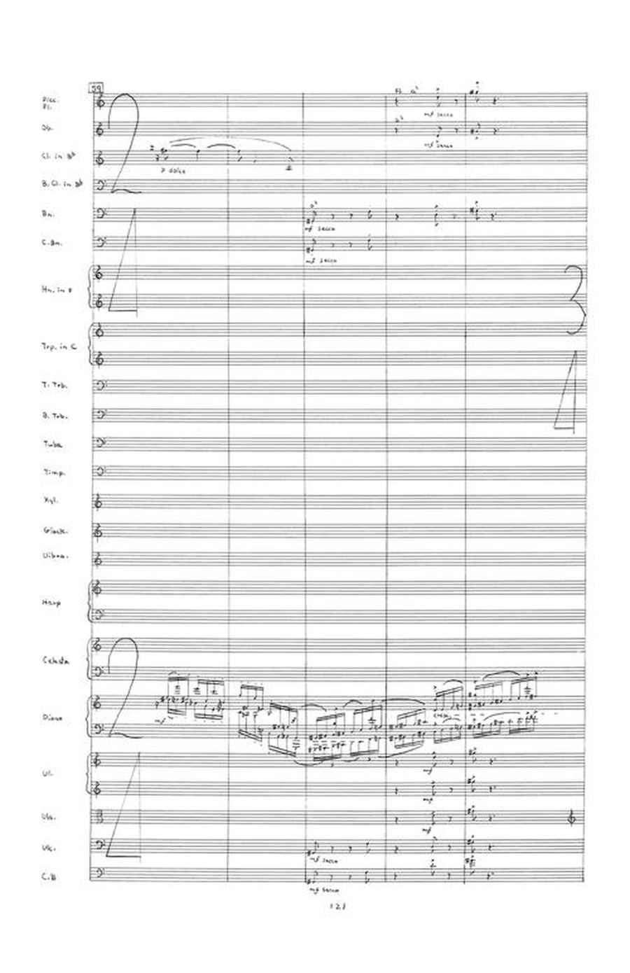 Concerto for Piano and Orchestra Orchestra scores gallery preview page 6
