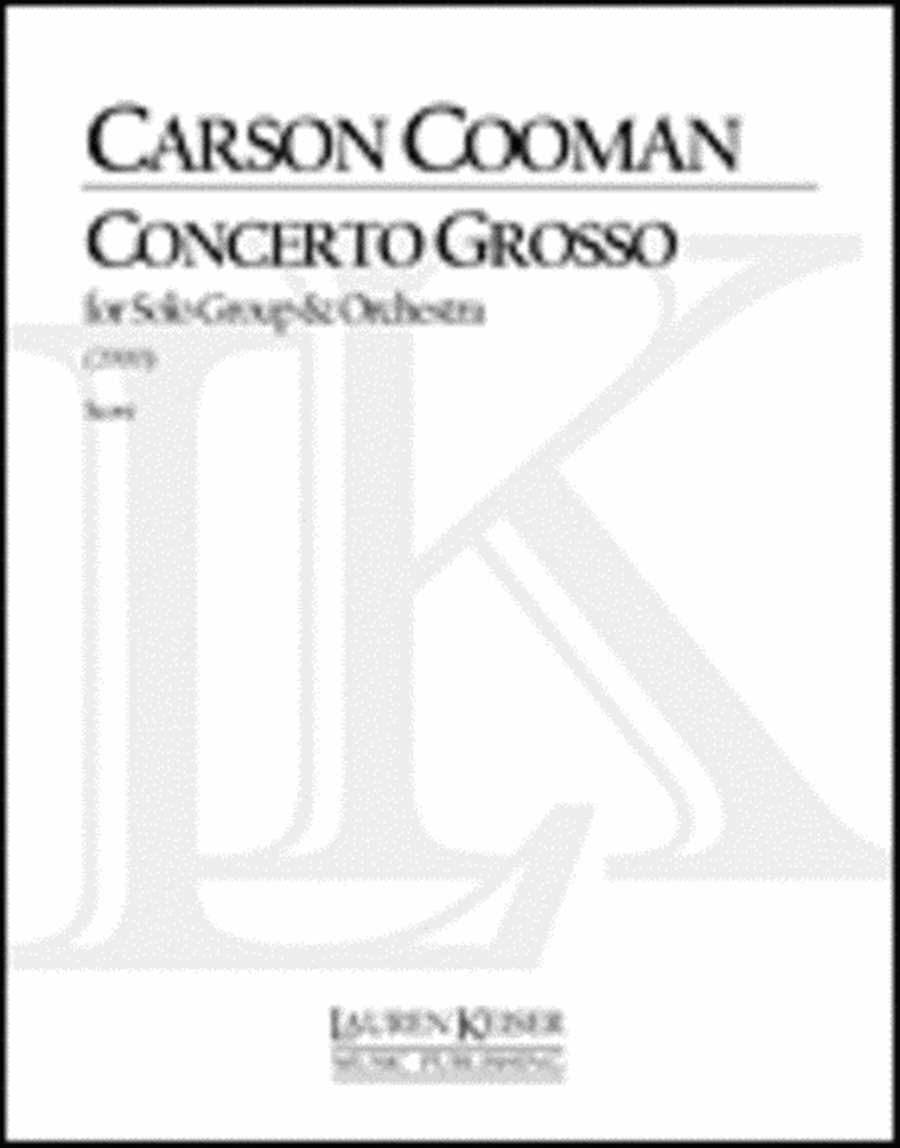 Concerto Grosso Concerto Grosso Orchestra scores gallery preview page 1