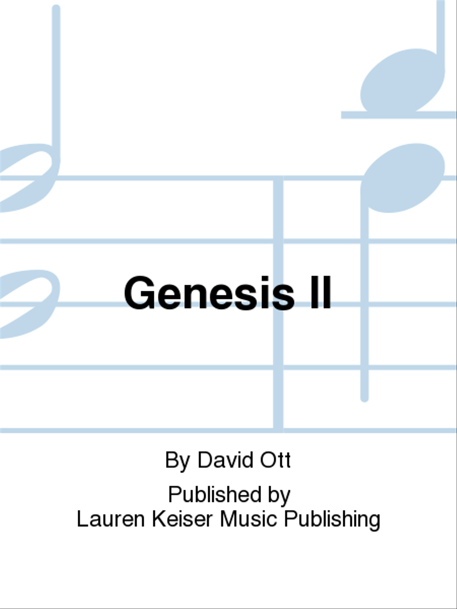 Genesis II Genesis II Orchestra scores gallery preview page 1
