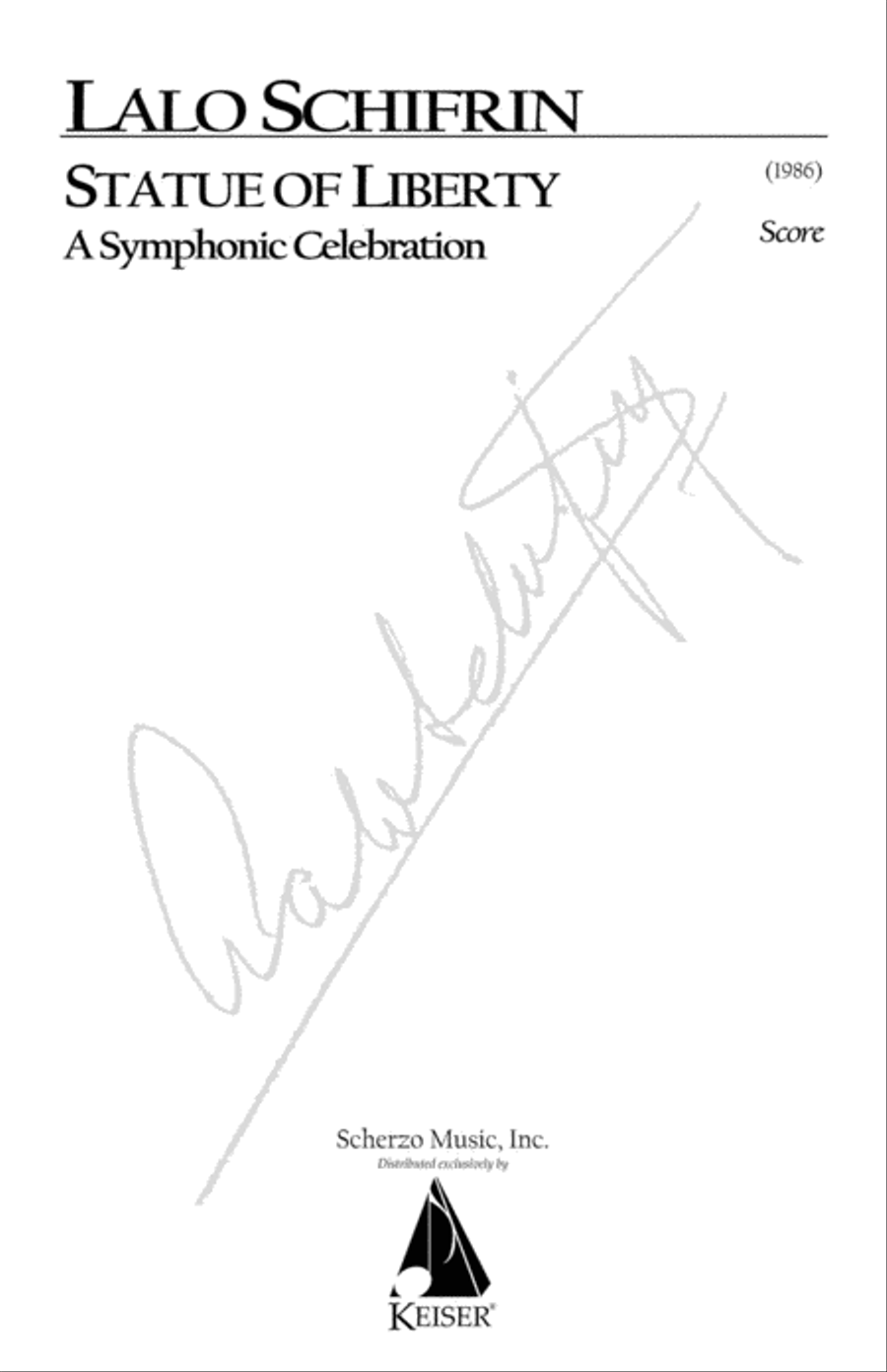 Statue of Liberty: A Symphonic Celebration Orchestra scores gallery preview page 1