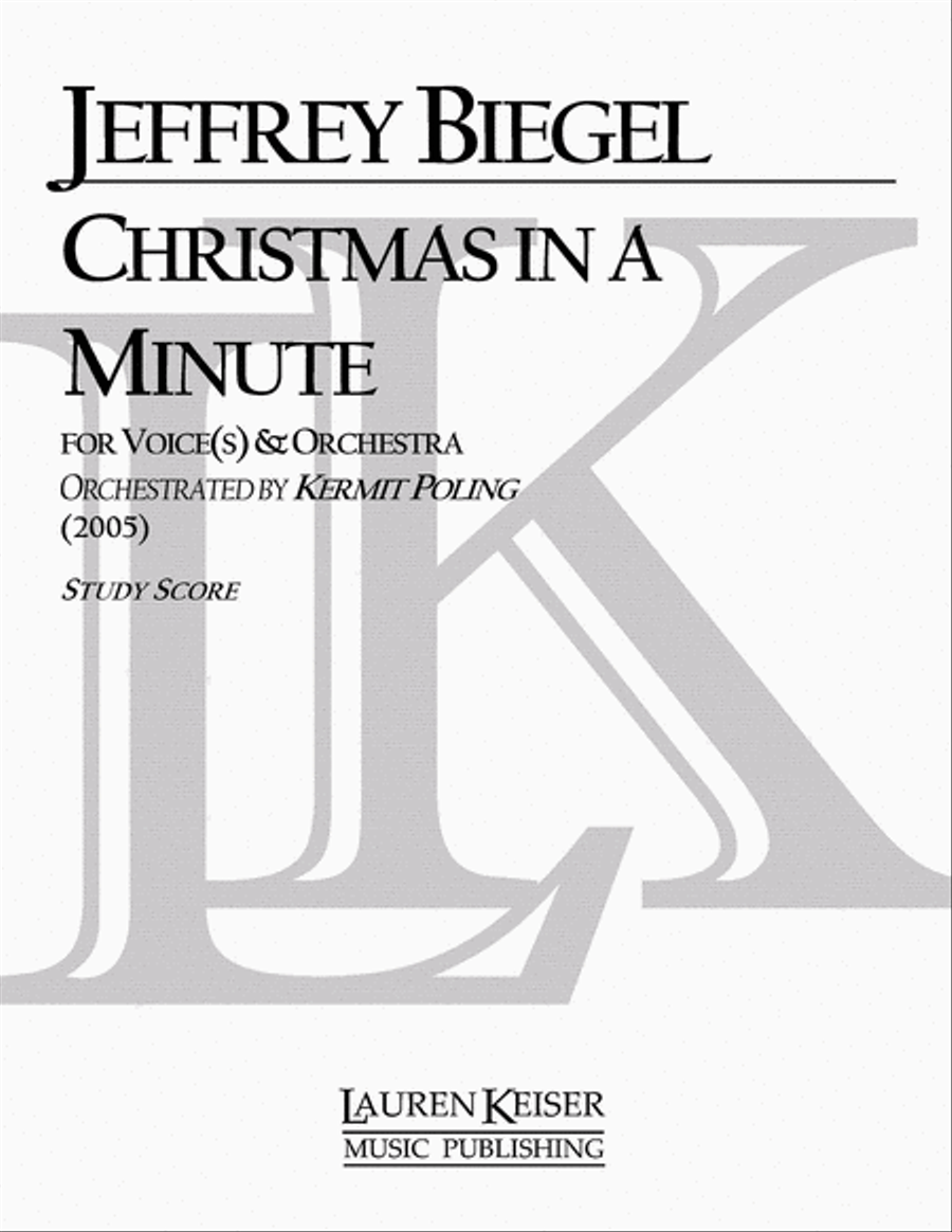 Christmas in a Minute Christmas in a Minute Orchestra scores gallery preview page 1