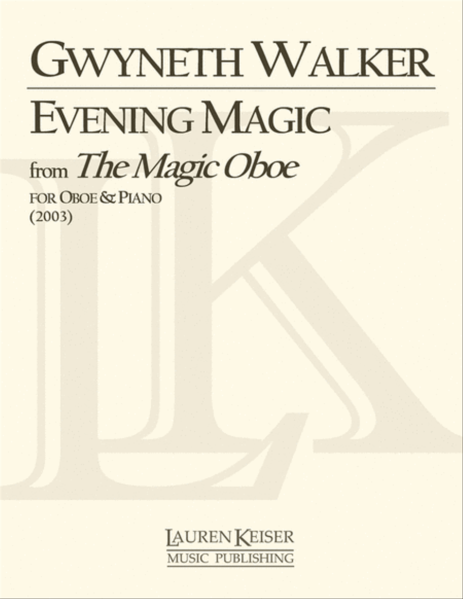 Evening Magic from The Magic Oboe Piano Accompaniment scores gallery preview page 1