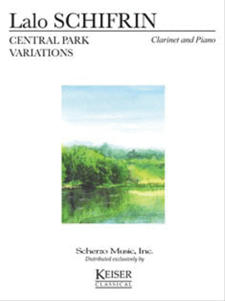 Central Park Variations Central Park Variations Clarinet Solo scores gallery preview page 1