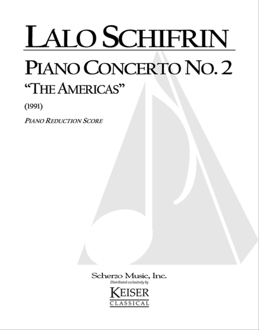 Piano Concerto No. 2: The Americas Piano Solo scores gallery preview page 1