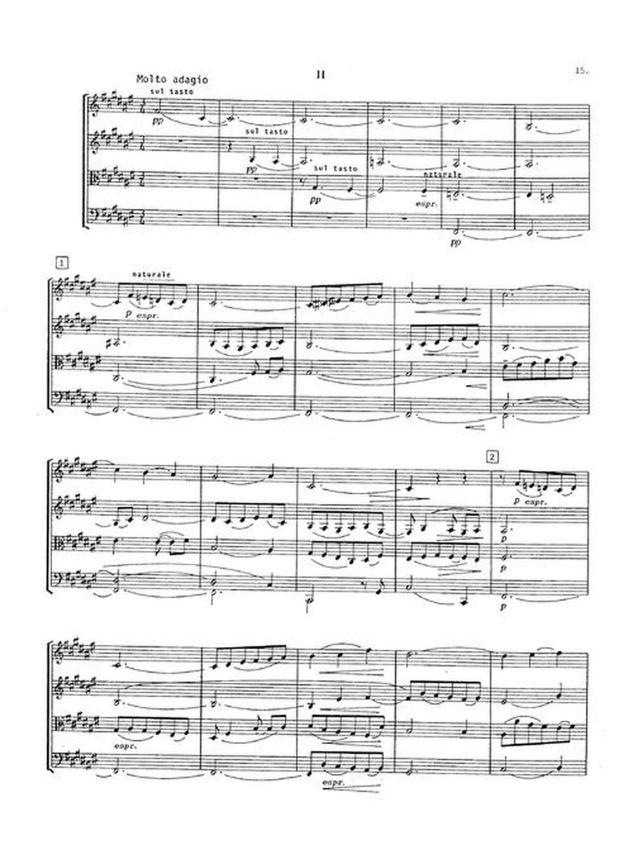String Quartet No. 1 String Quartet No. 1 String Quartet scores gallery preview page 5