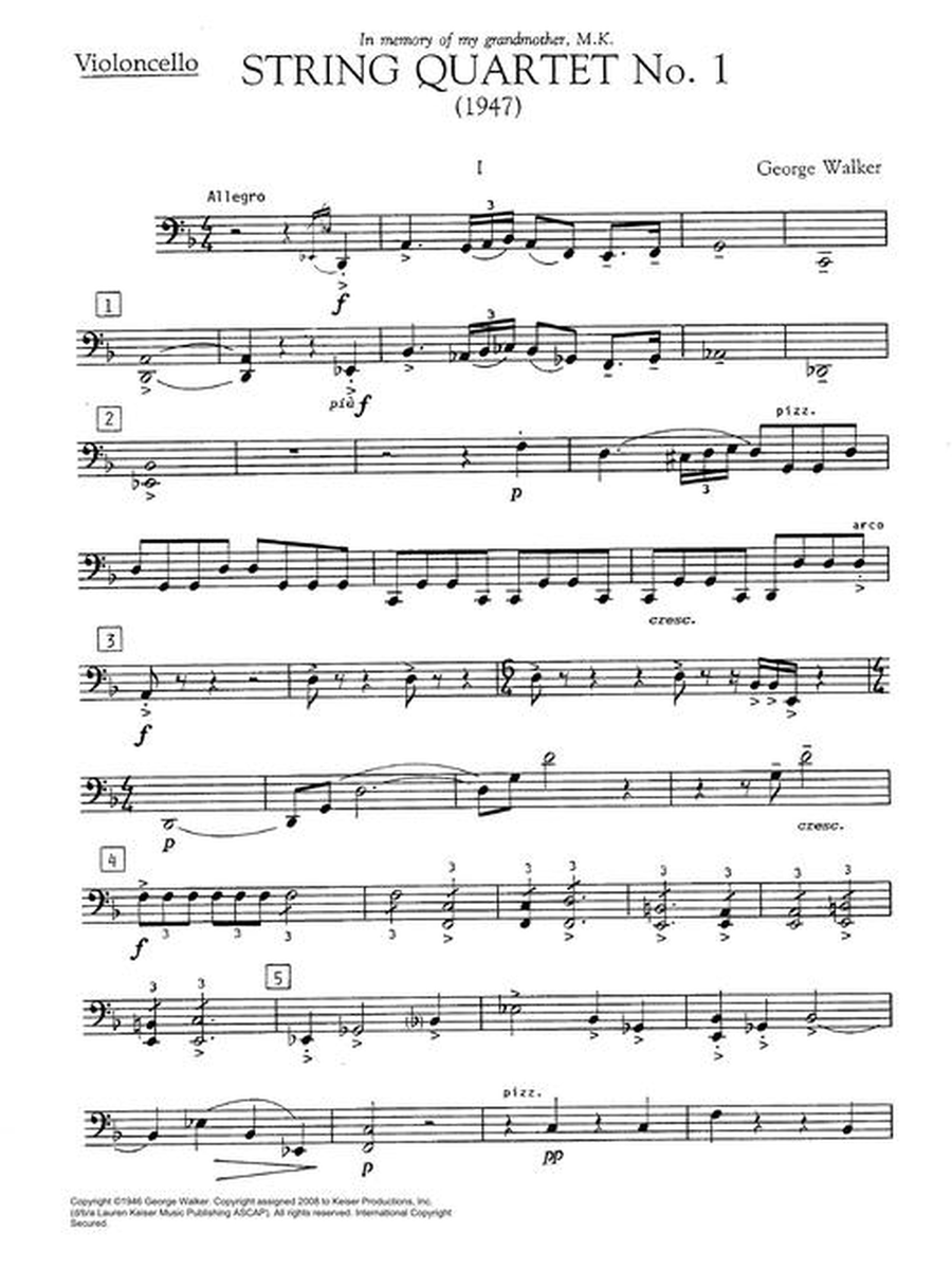 String Quartet No. 1 String Quartet No. 1 String Quartet scores gallery preview page 10