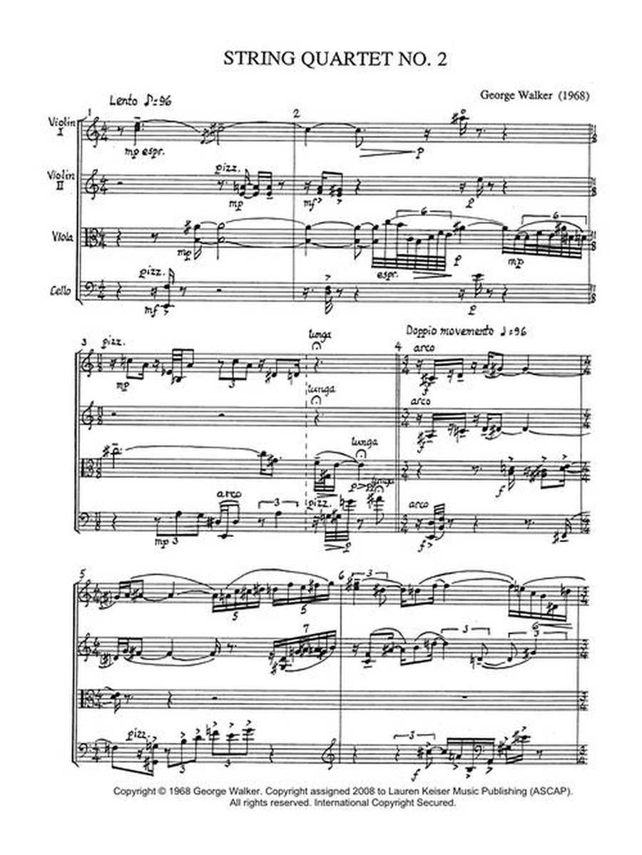 String Quartet No. 2 String Quartet No. 2 String Quartet scores gallery preview page 3