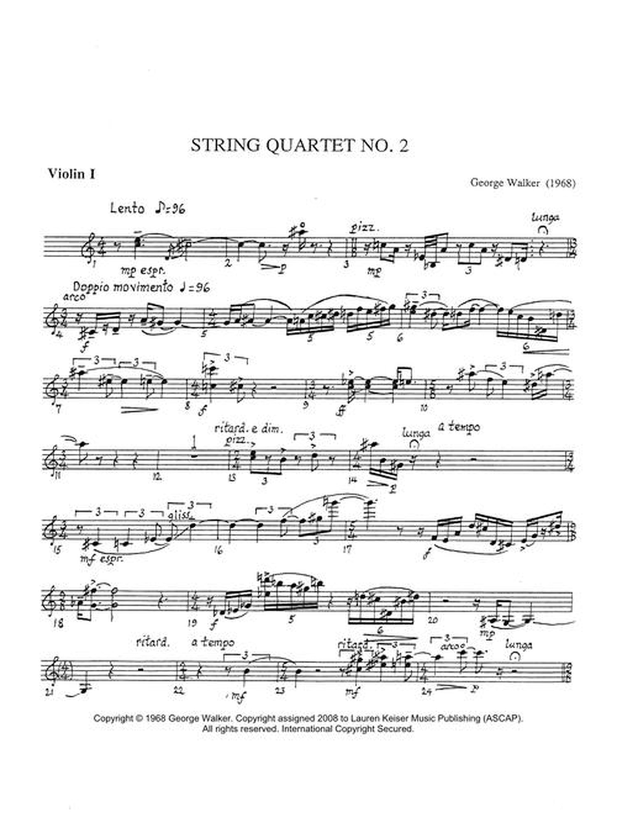String Quartet No. 2 String Quartet No. 2 String Quartet scores gallery preview page 5