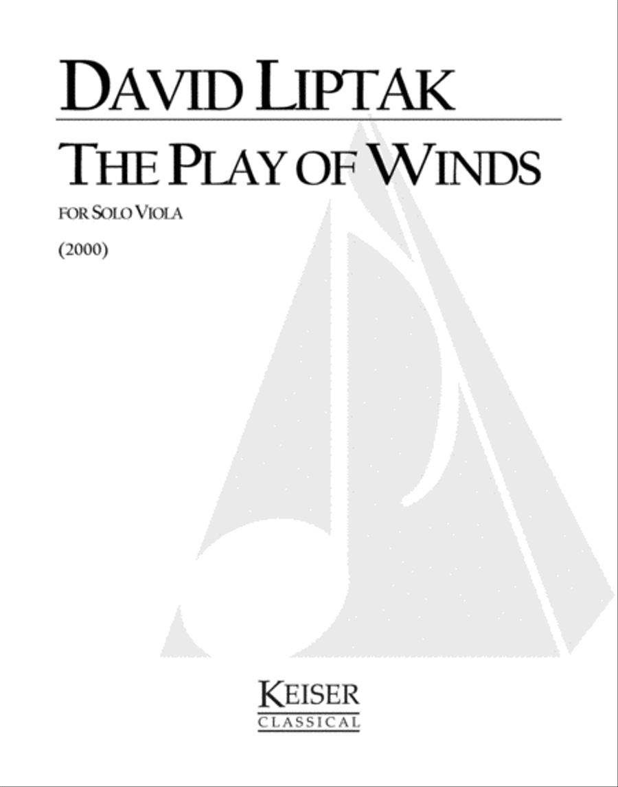 The Play of Winds The Play of Winds Viola Solo scores gallery preview page 1