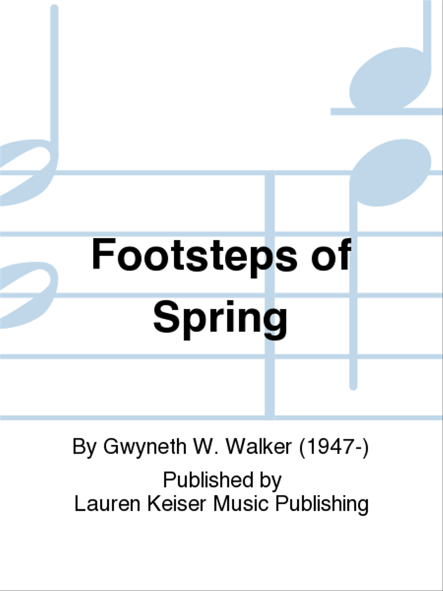 Footsteps of Spring Footsteps of Spring Piano Trio scores gallery preview page 1