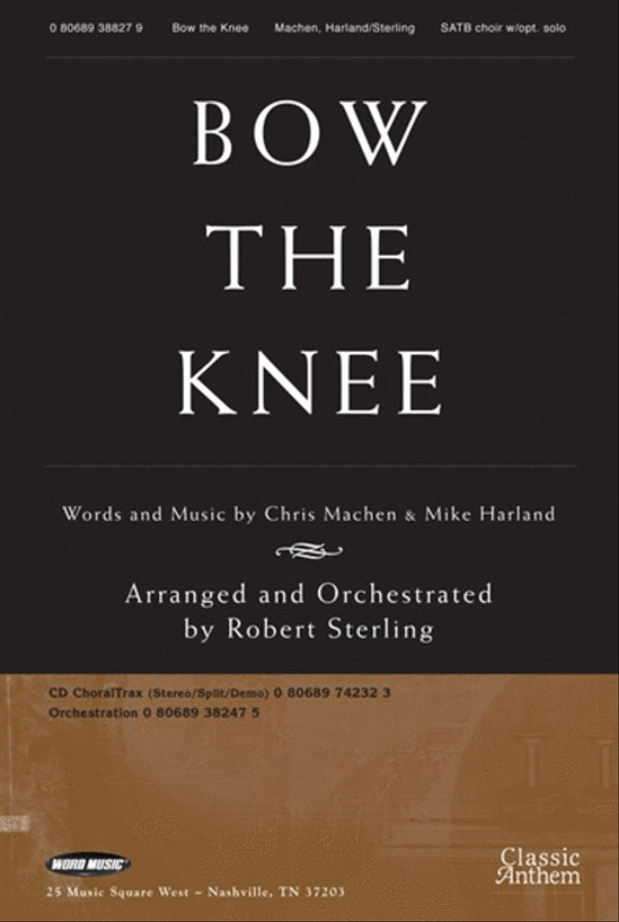 Bow The Knee - CD ChoralTrax Choir scores gallery preview page 1