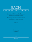 Praise ye God thruout creation, BWV 51