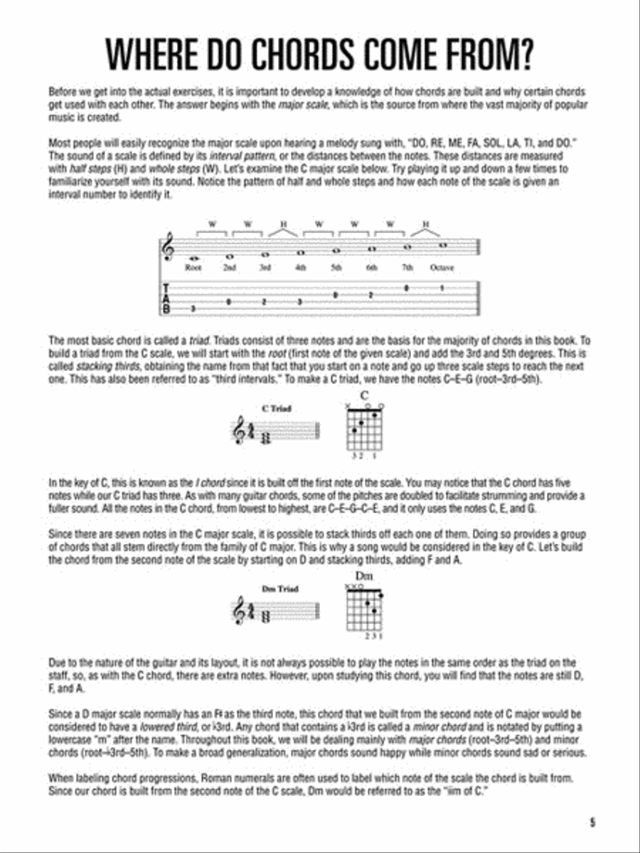 Open Chords Open Chords Guitar Tablature scores gallery preview page 3