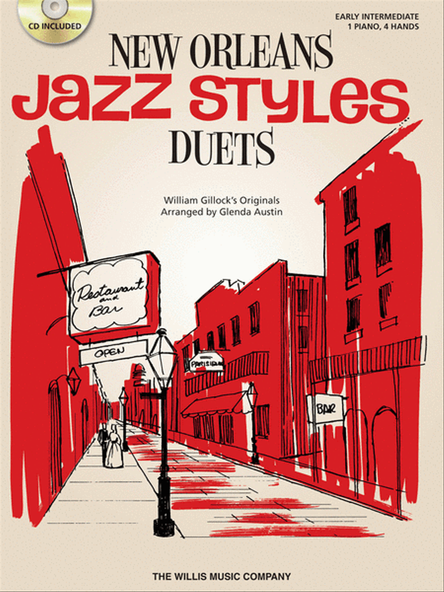 New Orleans Jazz Styles Duets - Book/Online Audio 1 Piano, 4-Hands scores gallery preview page 1