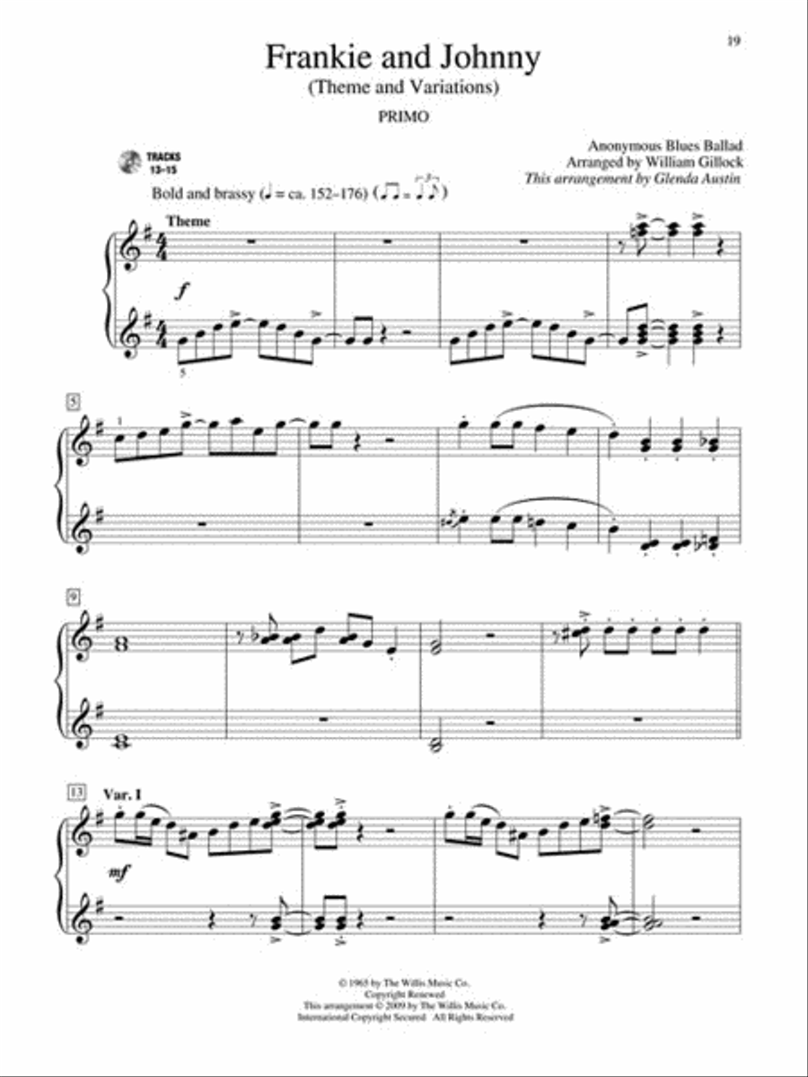 New Orleans Jazz Styles Duets - Book/Online Audio 1 Piano, 4-Hands scores gallery preview page 6