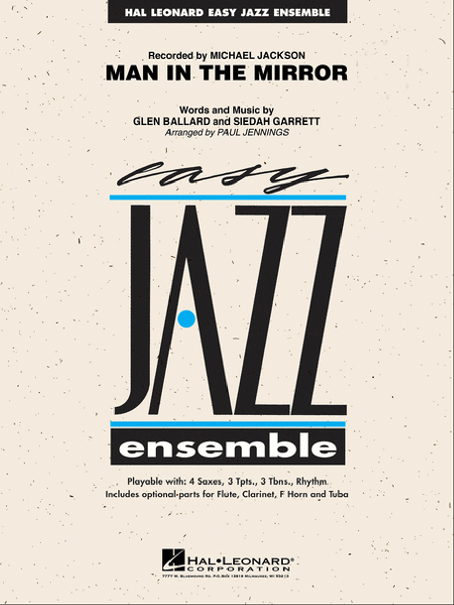 Man in the Mirror Man in the Mirror Jazz Ensemble scores gallery preview page 1