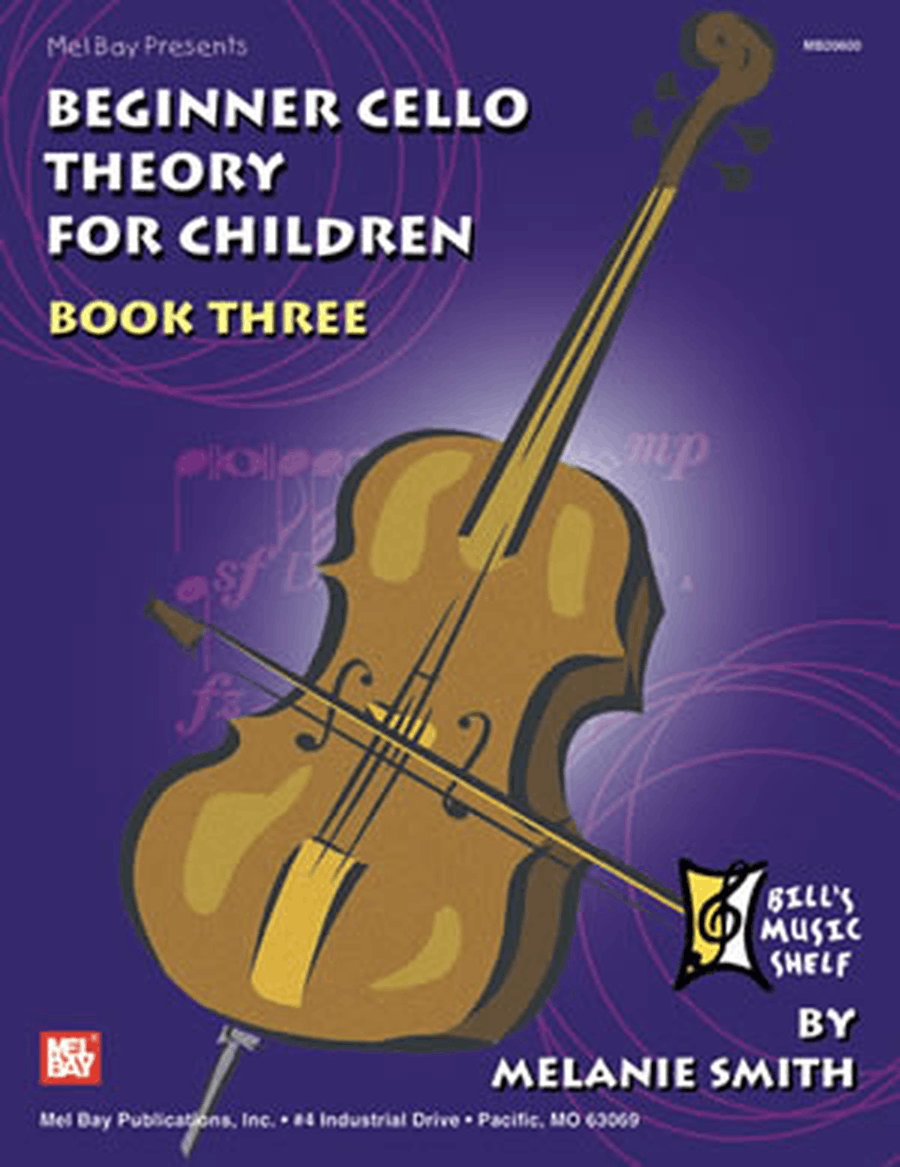 Beginner Cello Theory for Children, Book Three Cello scores gallery preview page 1