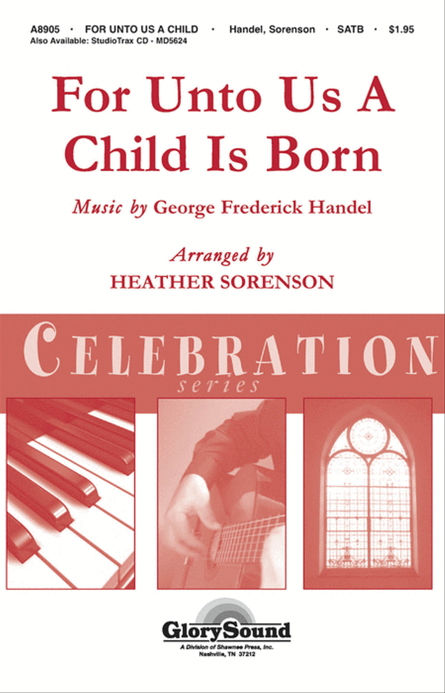 For Unto Us a Child is Born 4-Part scores gallery preview page 1