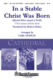 In a Stable Christ Was Born
