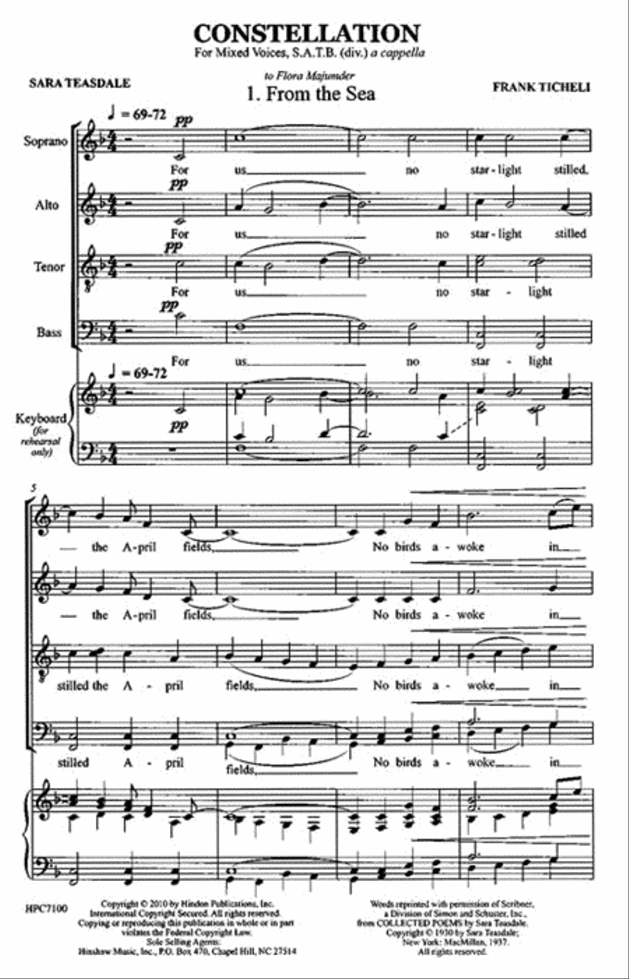 Constellation Constellation Divisi scores gallery preview page 2
