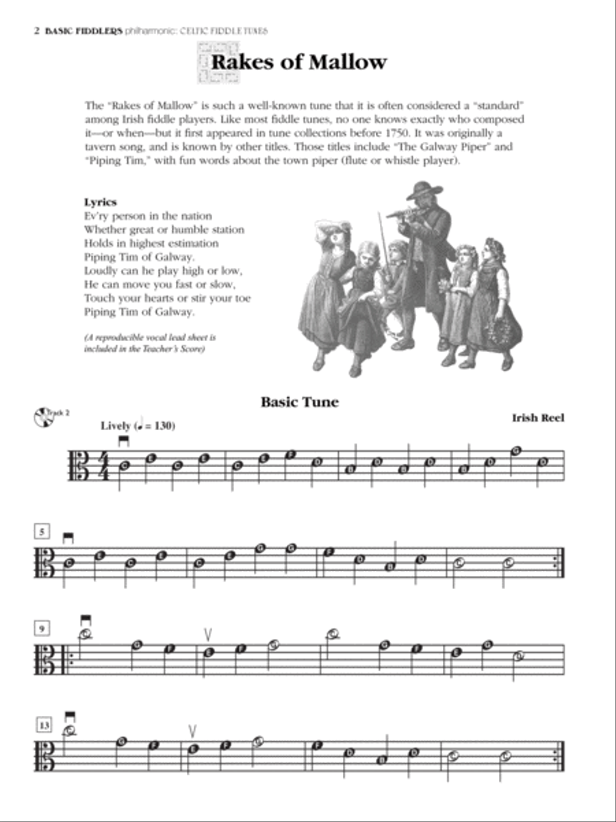 Basic Fiddlers Philharmonic Celtic Fiddle Tunes String Orchestra scores gallery preview page 3