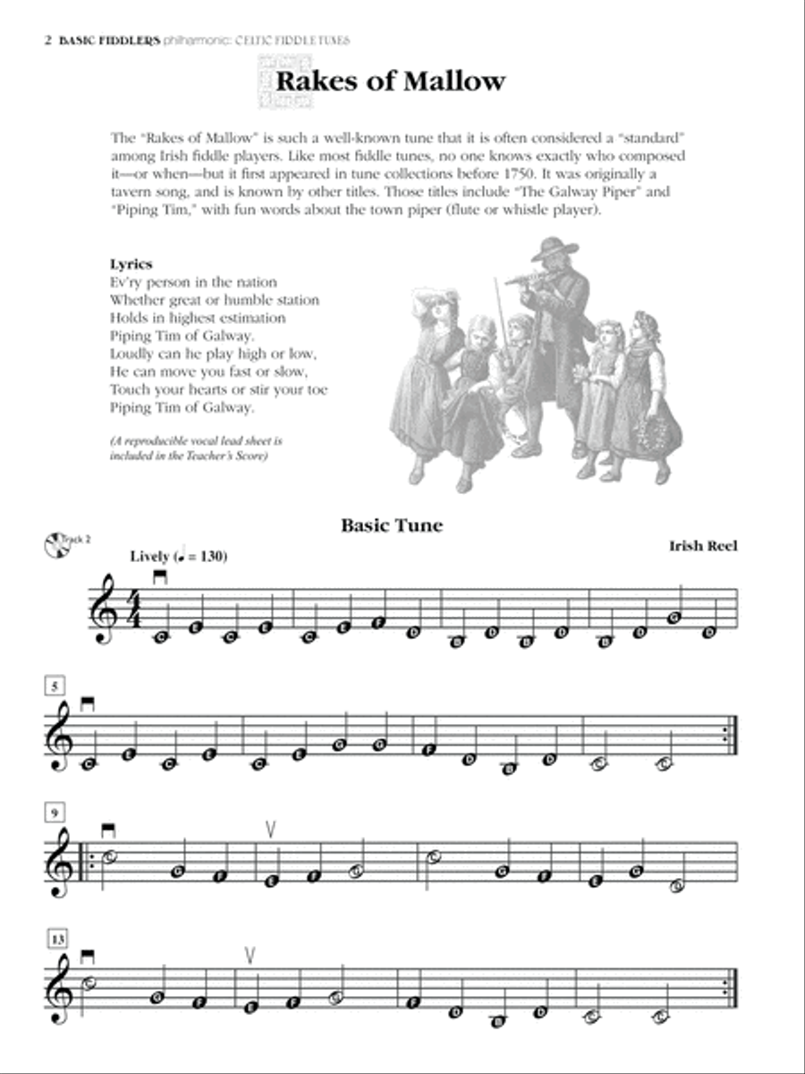 Basic Fiddlers Philharmonic Celtic Fiddle Tunes String Orchestra scores gallery preview page 3