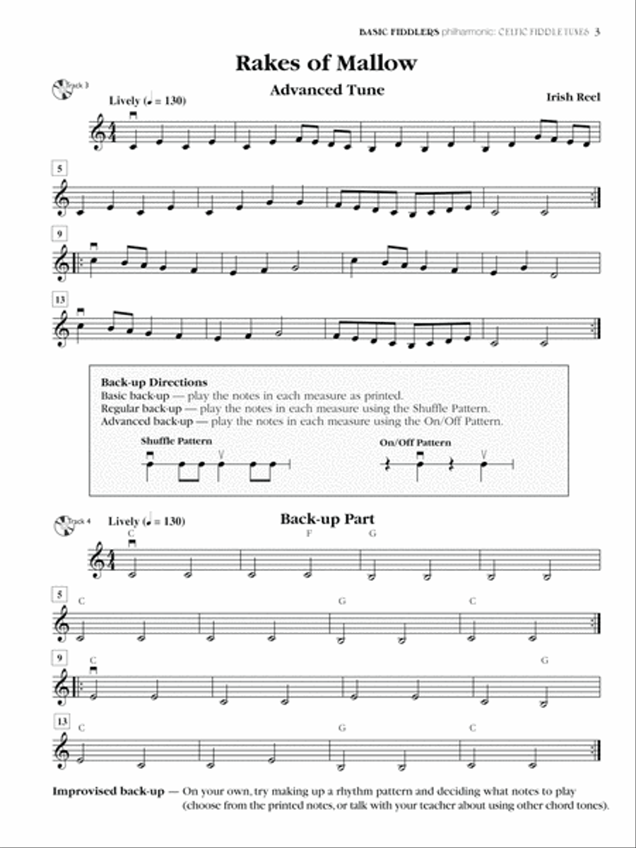 Basic Fiddlers Philharmonic Celtic Fiddle Tunes String Orchestra scores gallery preview page 4