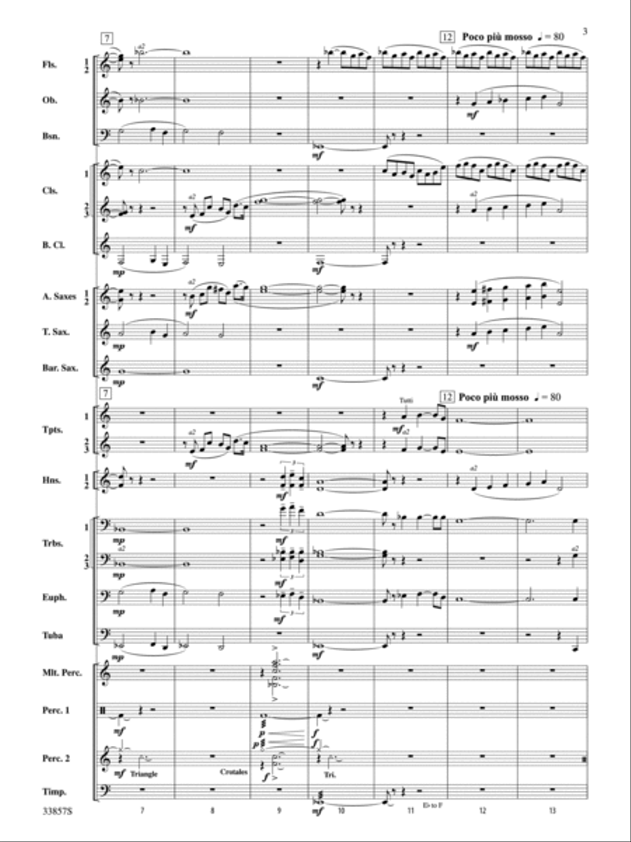 One Thousand Cranes One Thousand Cranes Concert Band scores gallery preview page 3