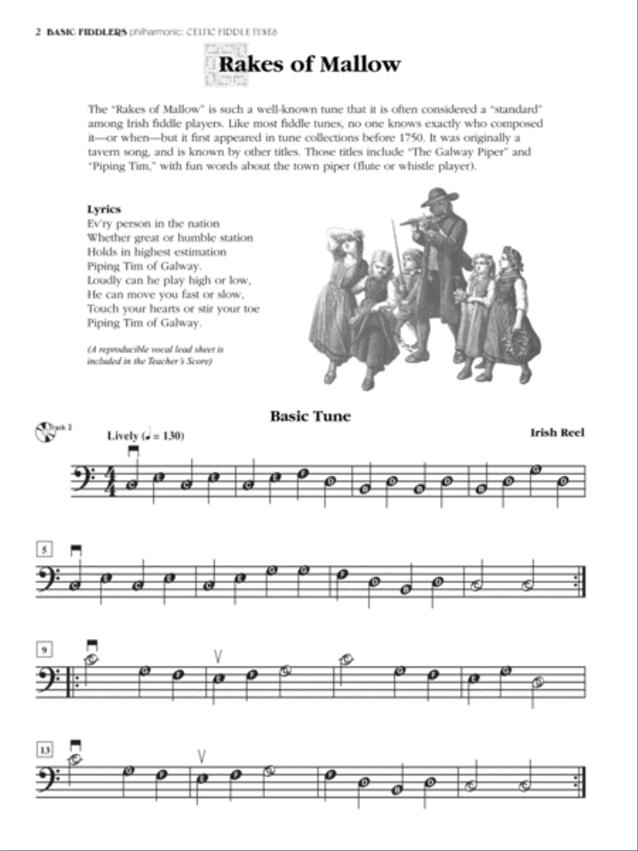 Basic Fiddlers Philharmonic Celtic Fiddle Tunes String Orchestra scores gallery preview page 3