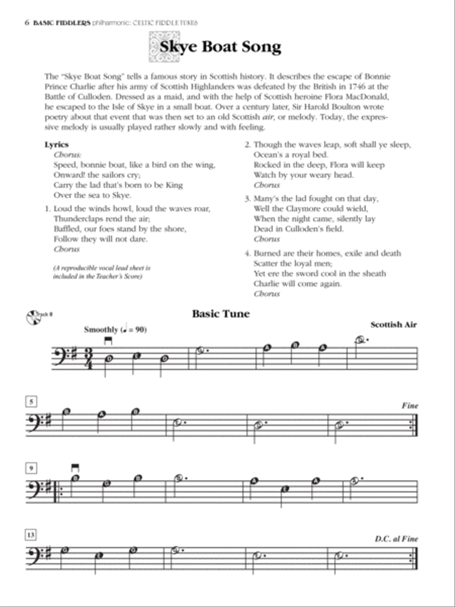 Basic Fiddlers Philharmonic Celtic Fiddle Tunes String Orchestra scores gallery preview page 4
