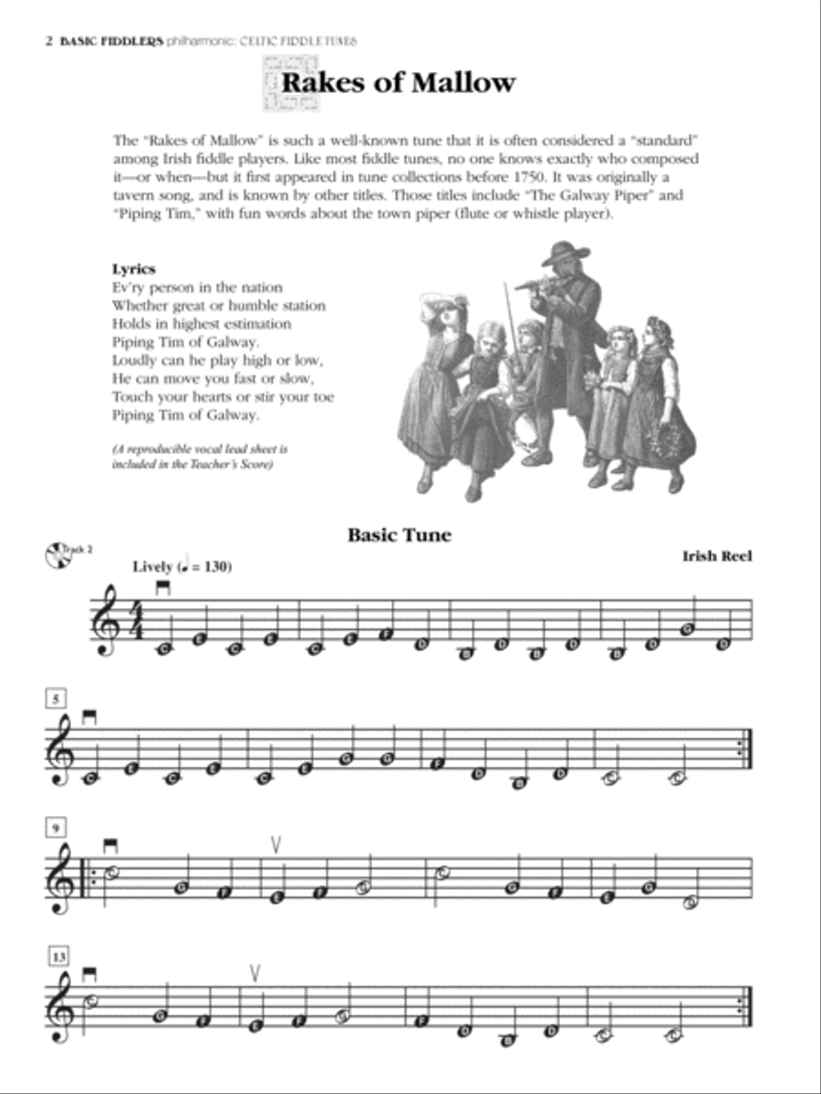 Basic Fiddlers Philharmonic Celtic Fiddle Tunes String Orchestra scores gallery preview page 3