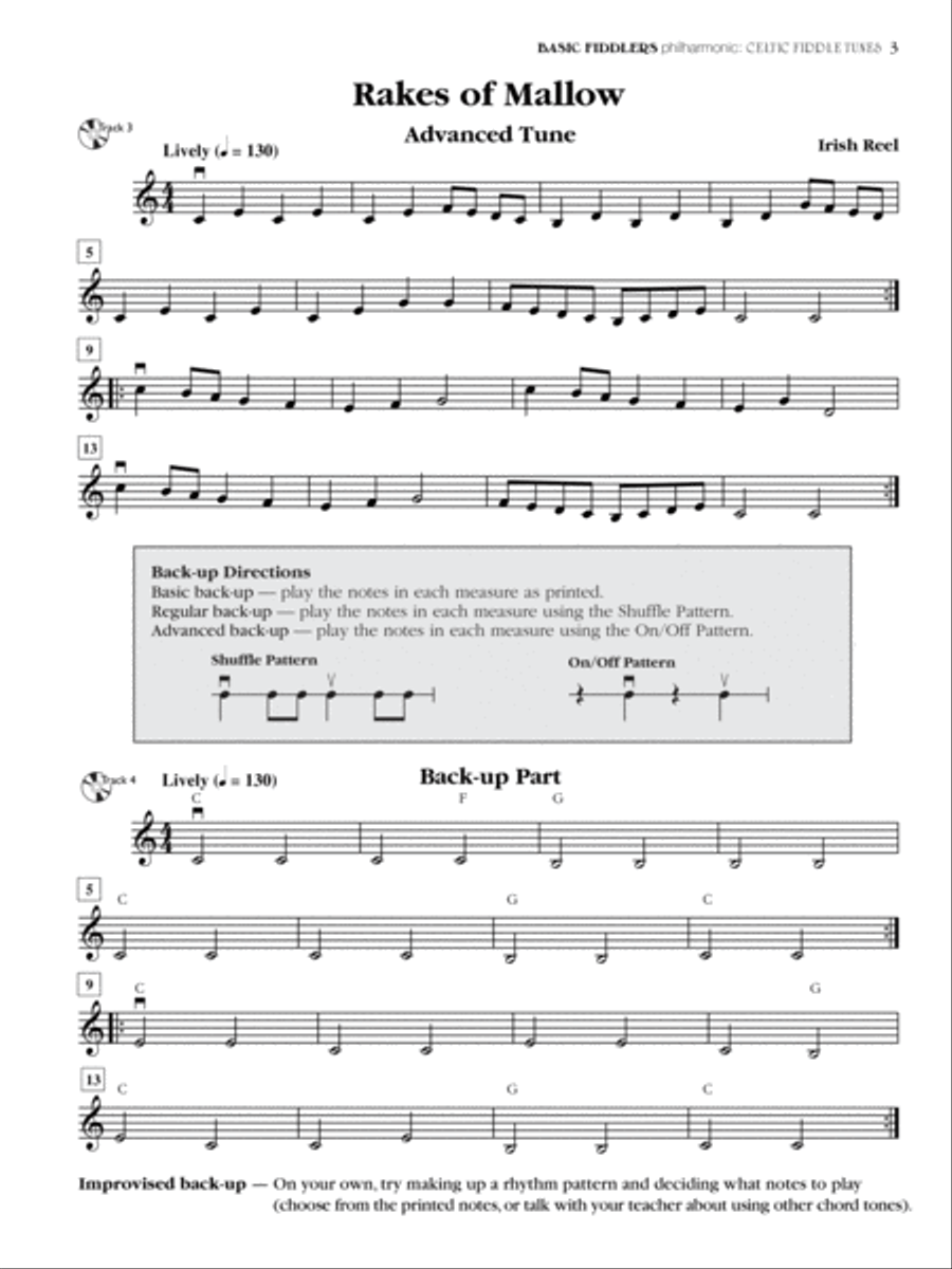 Basic Fiddlers Philharmonic Celtic Fiddle Tunes String Orchestra scores gallery preview page 4