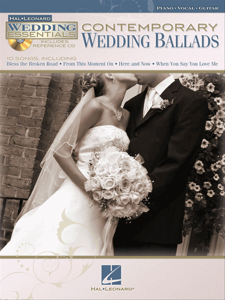 Contemporary Wedding Ballads Piano, Vocal, Guitar scores gallery preview page 1