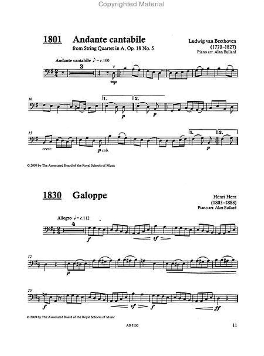 Time Pieces for Double Bass, Volume 1 Double Bass scores gallery preview page 3