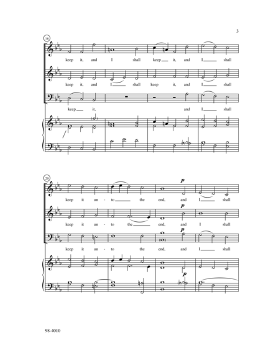 Teach Me, O Lord Choir scores gallery preview page 3