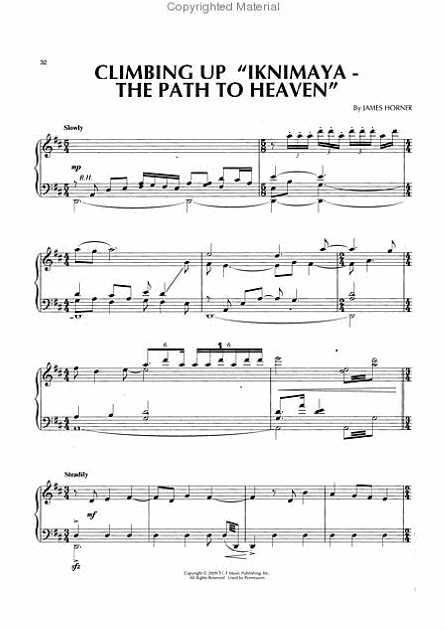 Avatar Piano Solo scores gallery preview page 4