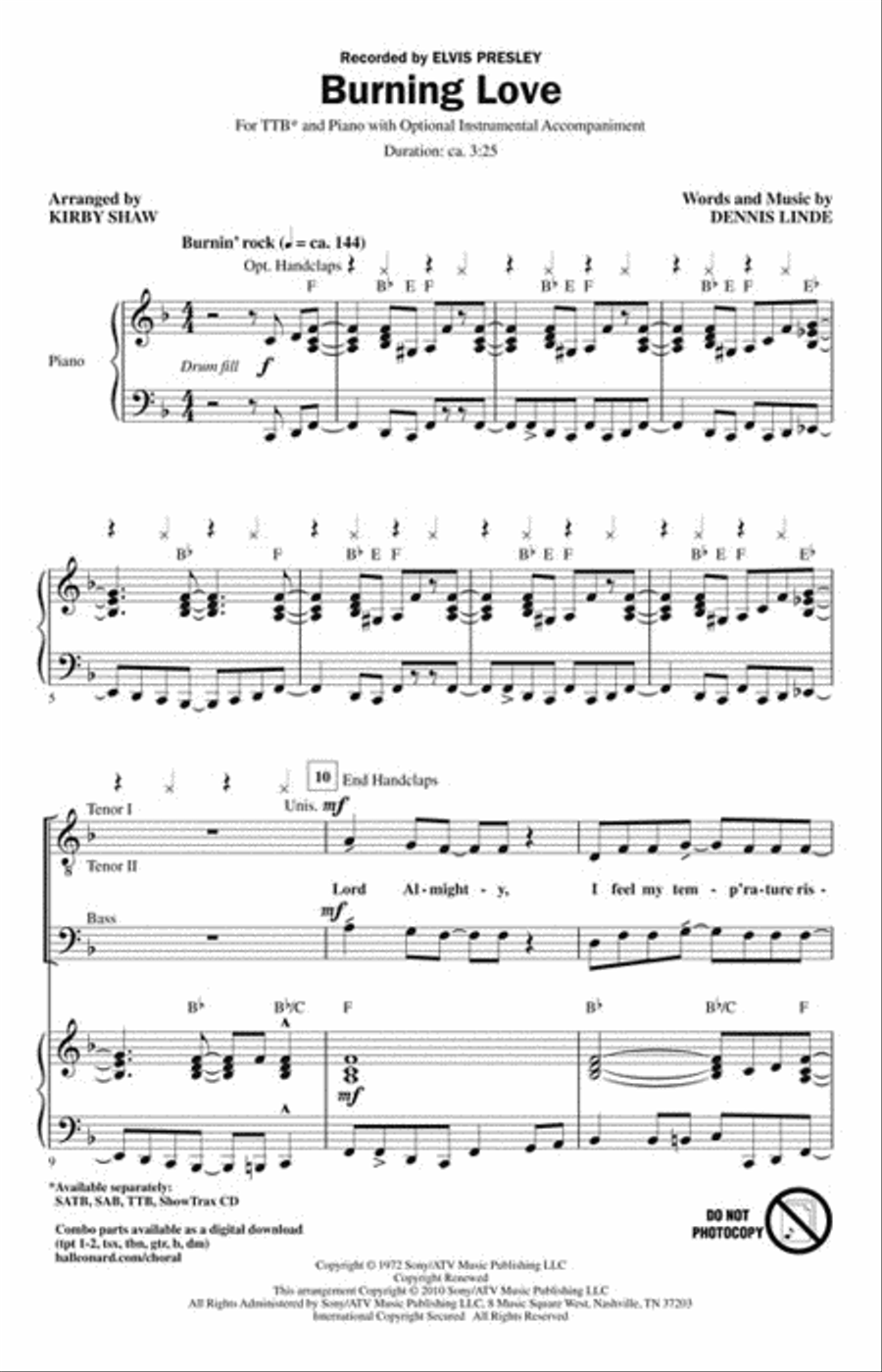 Burning Love Burning Love TTB scores gallery preview page 2