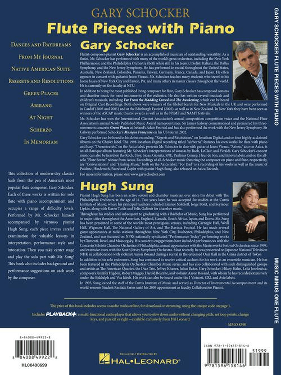 Gary Schocker – Flute Pieces with Piano Flute Solo scores gallery preview page 11