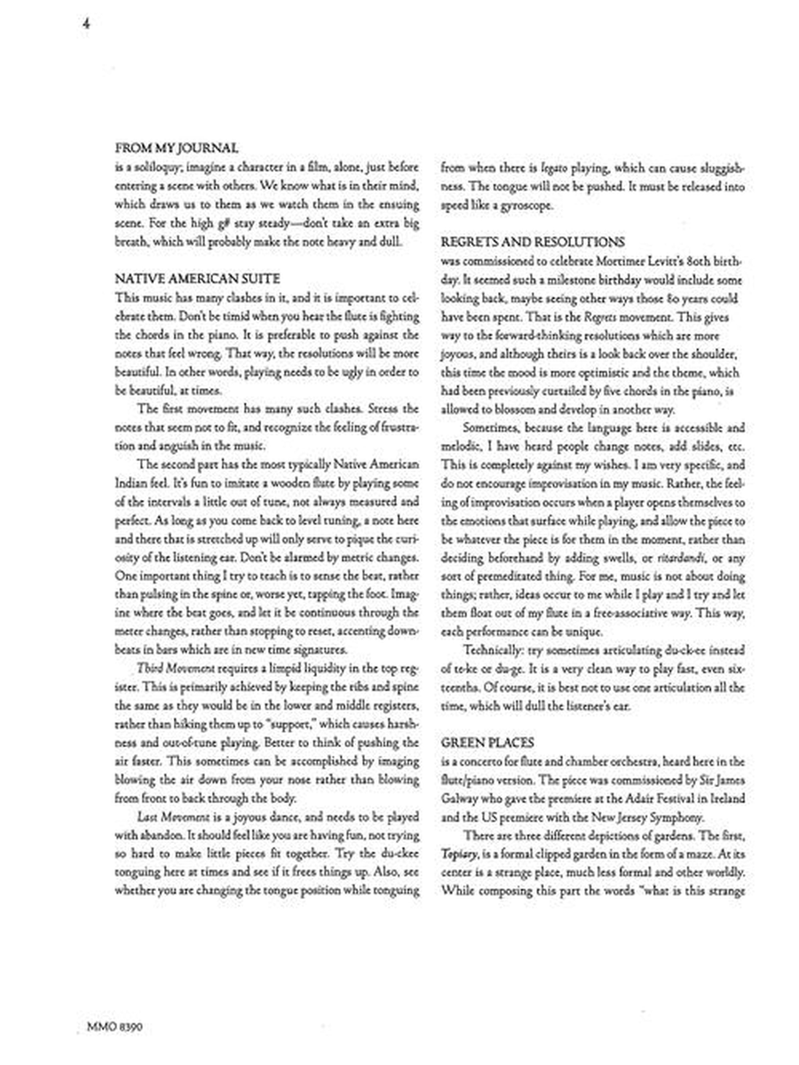 Gary Schocker – Flute Pieces with Piano Flute Solo scores gallery preview page 6