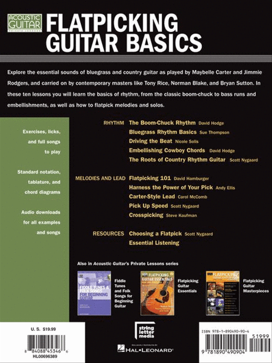 Flatpicking Guitar Basics Acoustic Guitar scores gallery preview page 15