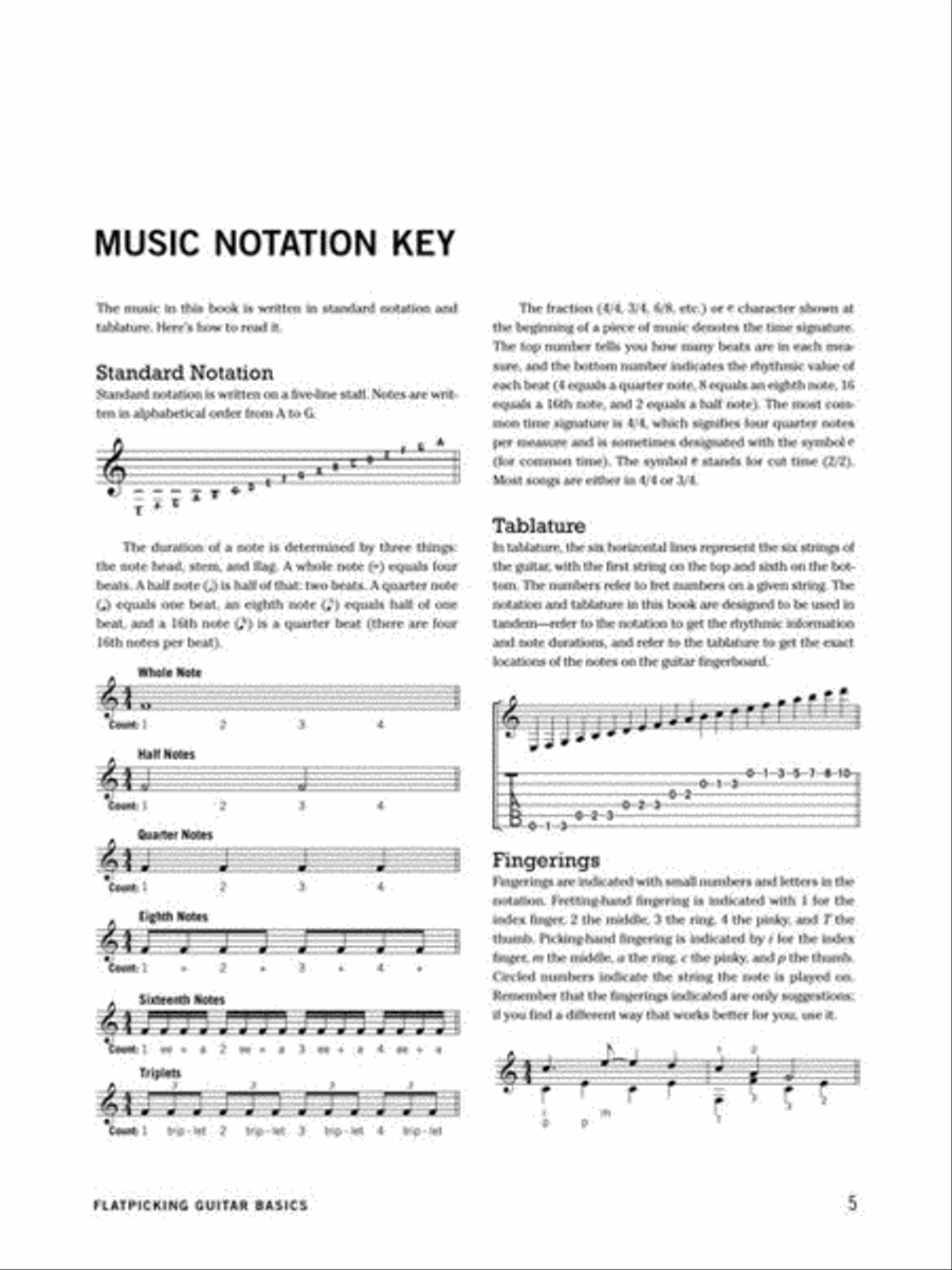 Flatpicking Guitar Basics Acoustic Guitar scores gallery preview page 5