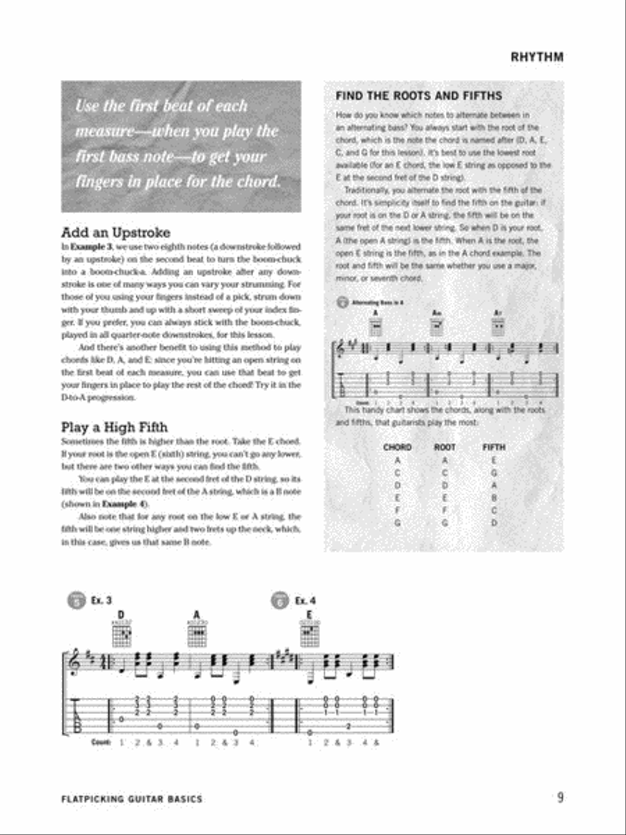 Flatpicking Guitar Basics Acoustic Guitar scores gallery preview page 9