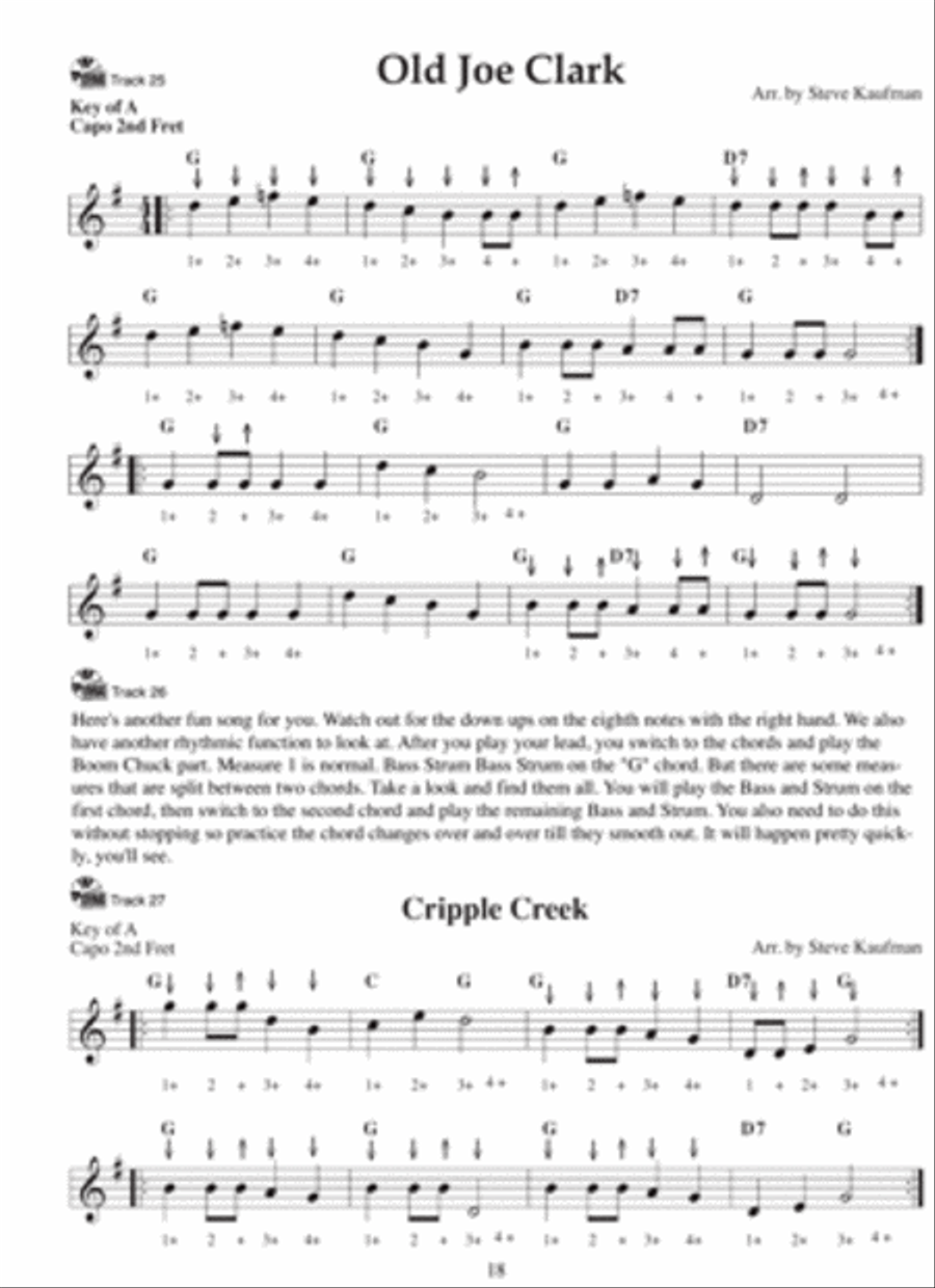 My First Bluegrass Guitar Picking Songs Acoustic Guitar scores gallery preview page 2